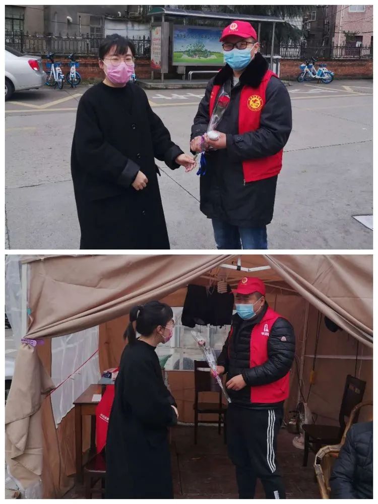 象山：千朵玫瑰送雷锋，致敬最美抗疫人！