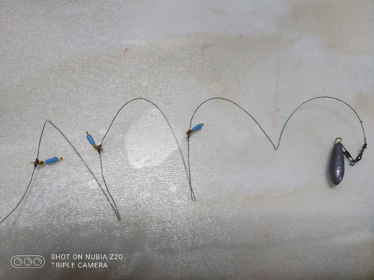 滩钓手工制作,手工自制过河钓