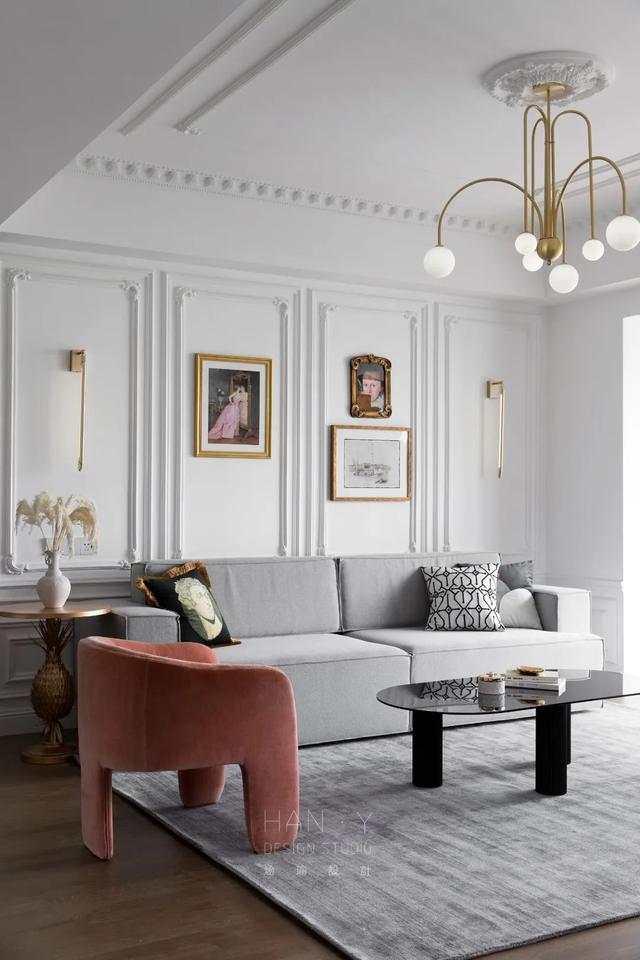 120平中古法式浪漫优雅三室,162平中式轻奢风格