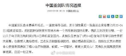 中国确诊球员,中国击剑队员确诊新冠