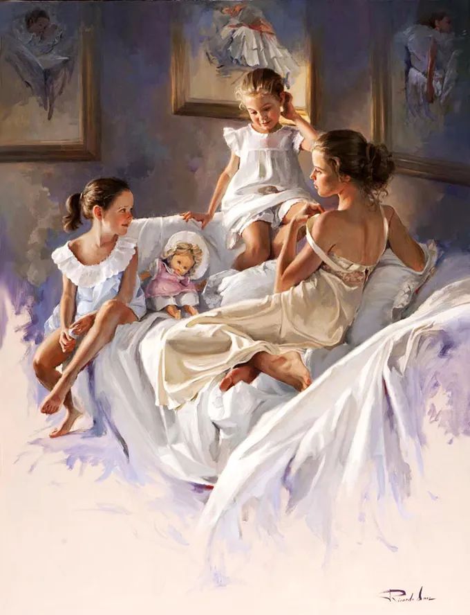 西班牙两位绘画大师笔下的曼妙形体，美的远远超乎你的想象