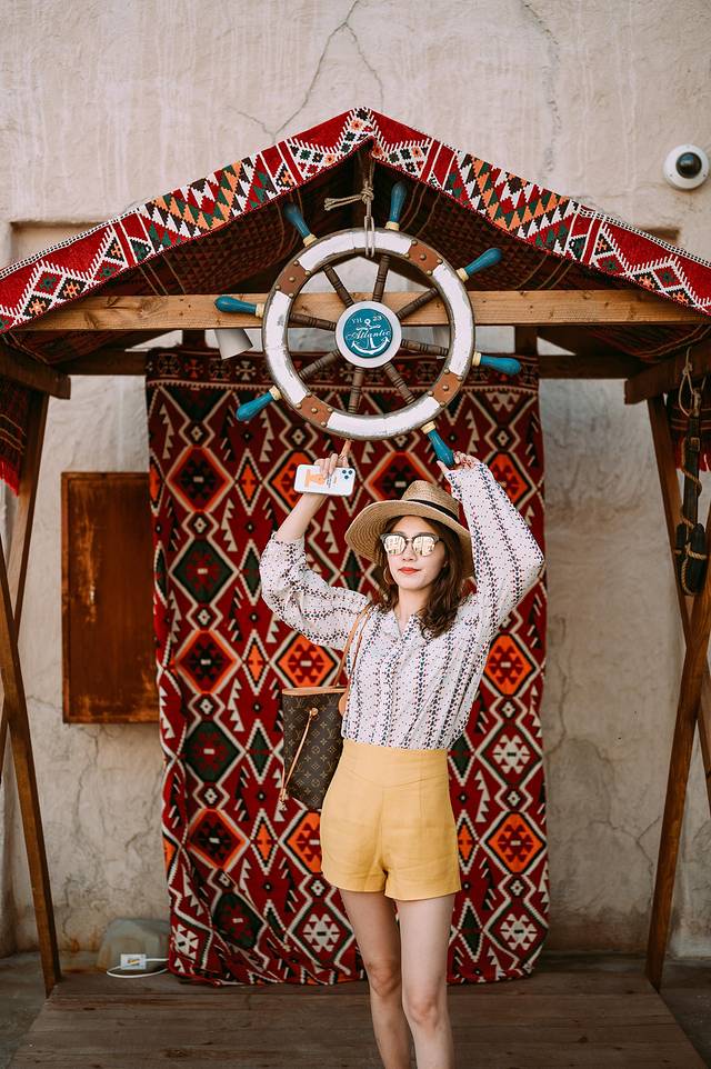 阿联酋迪拜之行,小狮妹和爸爸