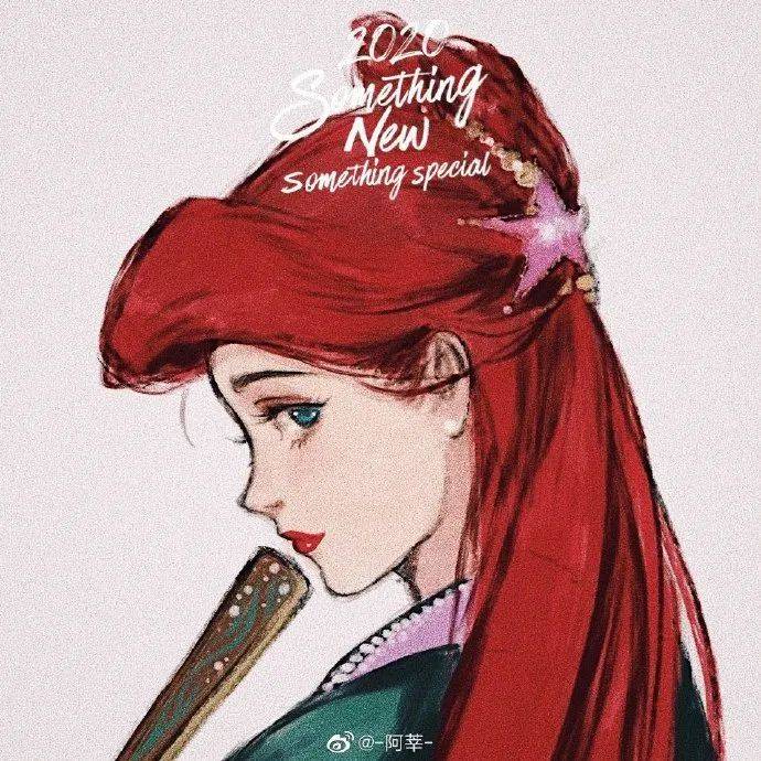 迪士尼公主们穿汉服会是什么样,迪士尼公主系列之民国汉服