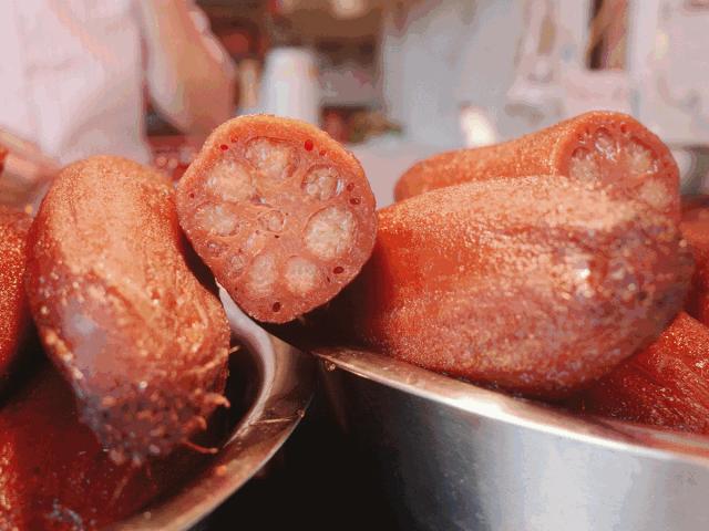 杭州凤起农贸市场的雪景酥鱼,凤起农贸市场李记酥鱼