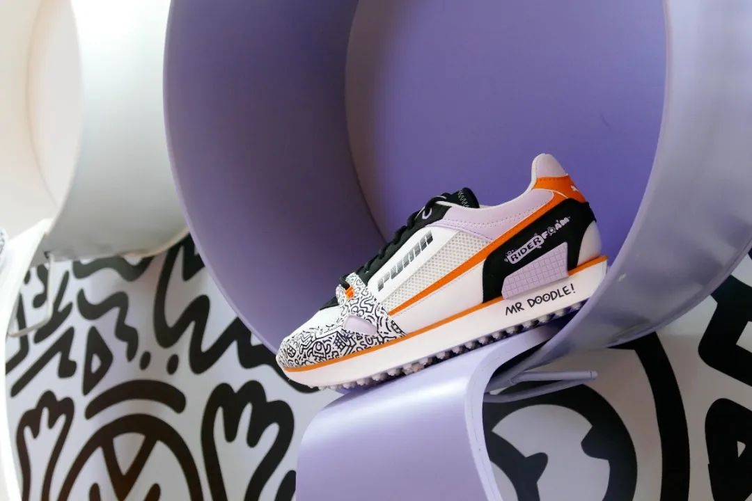 puma联名神仙配色,puma新款涂鸦