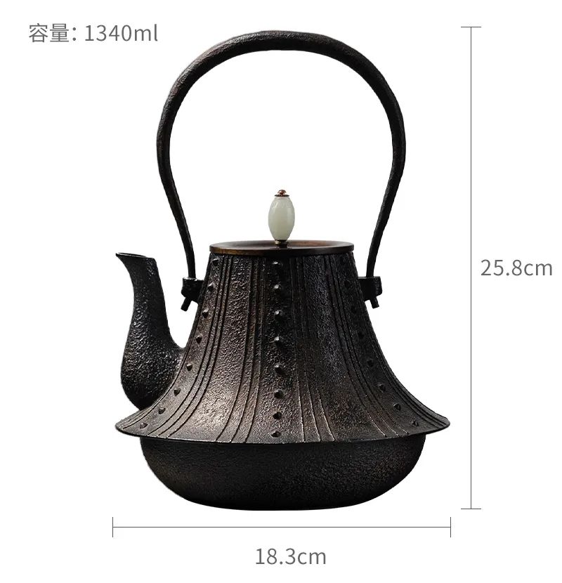 一把烧开水的壶,日式烧茶铁壶