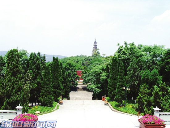 《绵州名山》之南山：一塔南山巅浩然存正气