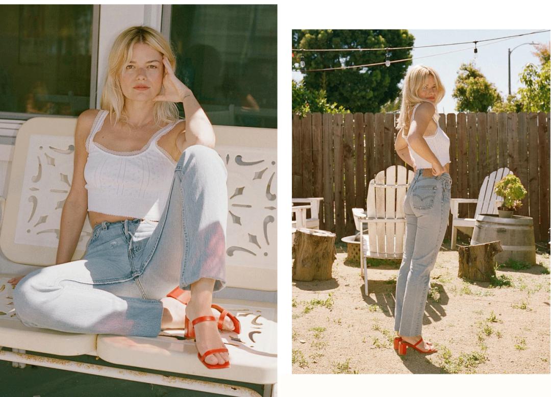 阔腿牛仔裤必备鞋,夏天穿的牛仔裤女推荐什么