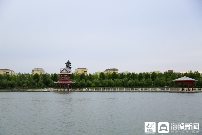 东营秋月湖公园,东营秋月湖风景
