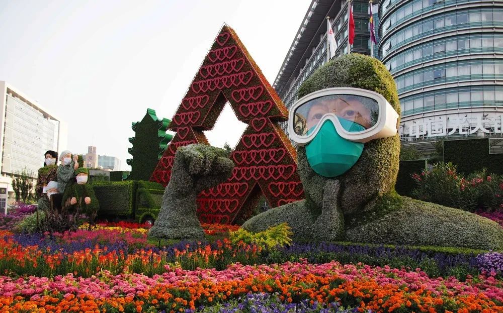 天安门广场花坛里的美景,有一种美叫天安门广场国庆花坛