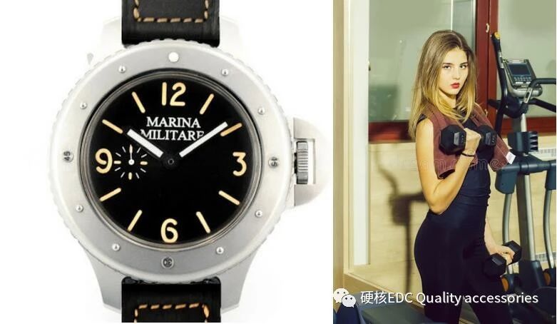 德国的梅塞施密特机械手表,大直径腕表