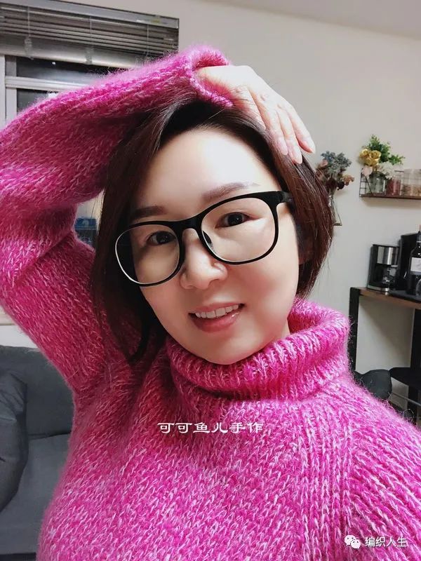 女式高领套头衫裁剪,女士春秋针织拼色套头衫