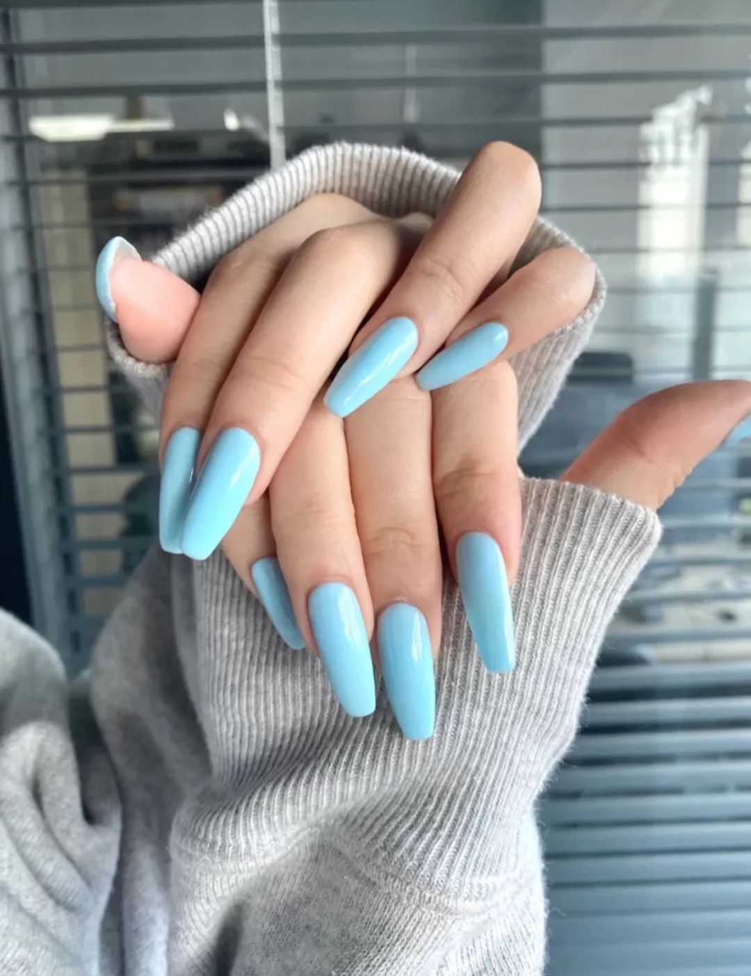 简单款美甲显手白高贵冬天,这100款秋冬美甲也太好看了吧