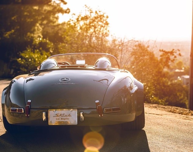 敞篷真拉风体验奔驰slc300跑车,12年奔驰sl300敞篷升级新款