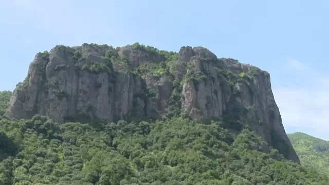 浙江省台州市临海县芙蓉村航拍,浙江临海桃渚芙蓉村全景