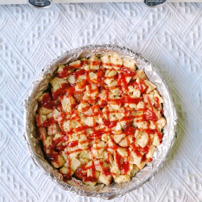 快手披萨吐司片的做法步骤,懒人爱做快手吐司披萨的做法