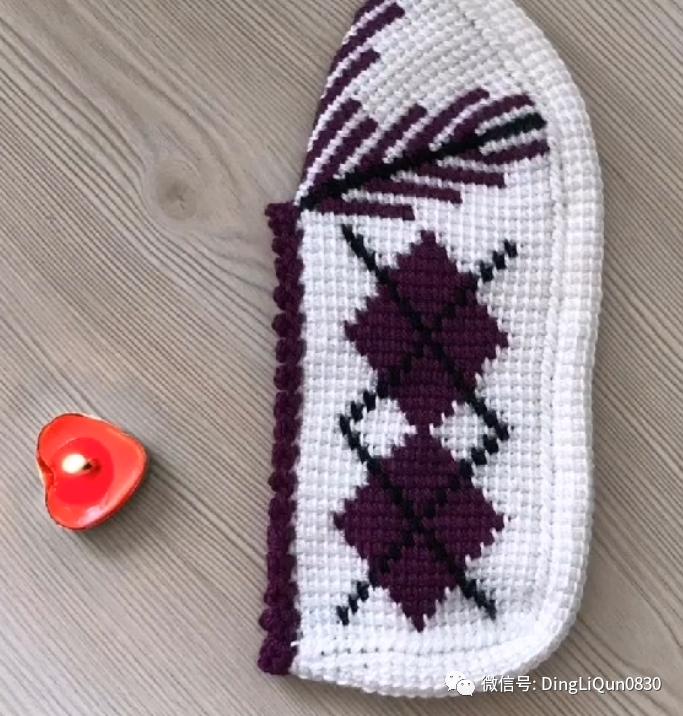 波西米亚风手工编织鞋子,针织作品50款