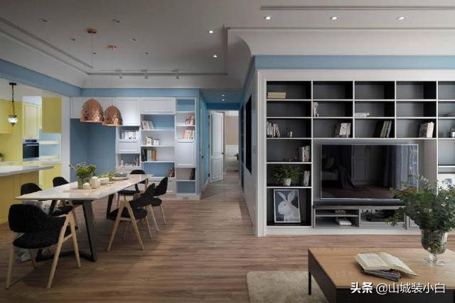 现代简约风浅蓝色搭配,现代简约蓝色装修