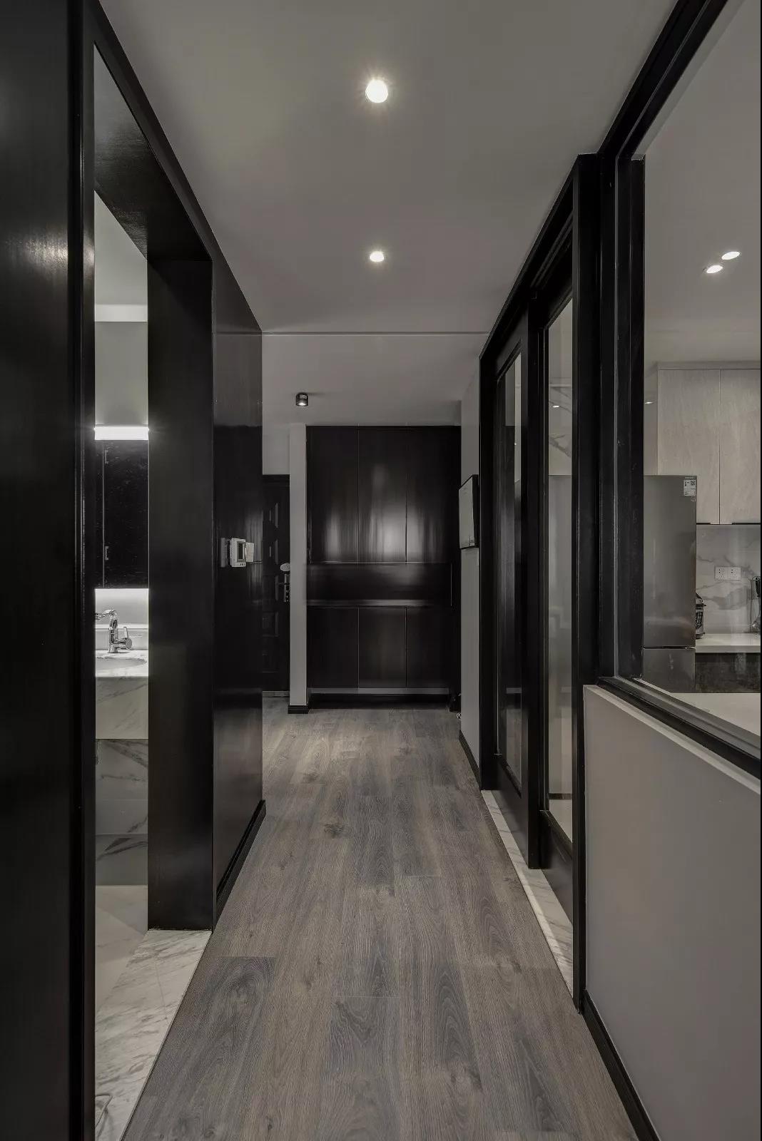 黑白灰风格全屋效果,轻奢全屋黑白灰装修