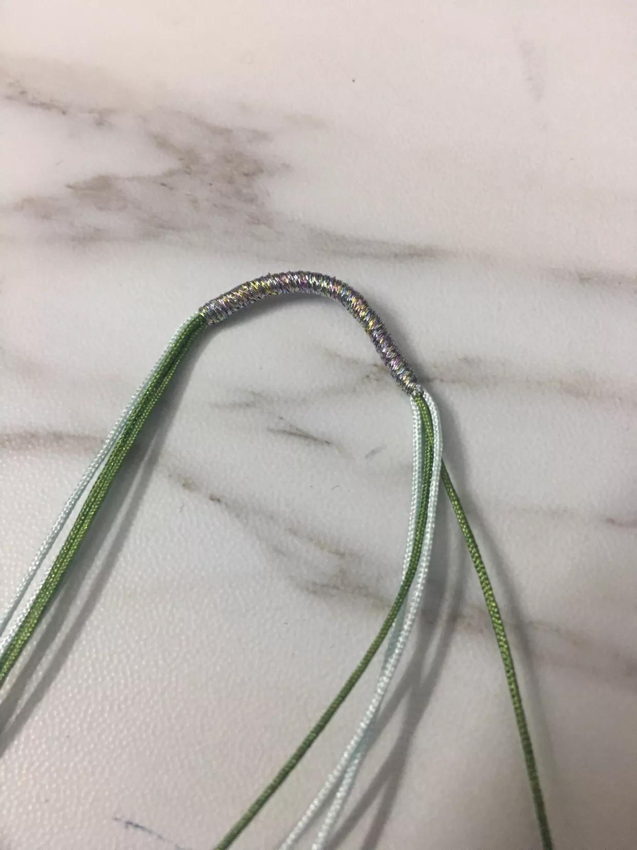 同心结八股辫教程,桃花八股辫项链绳的编法