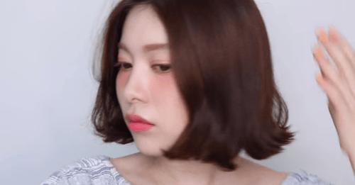 毛晓彤短发发型扎法,毛晓彤复古卷短发适合什么脸型