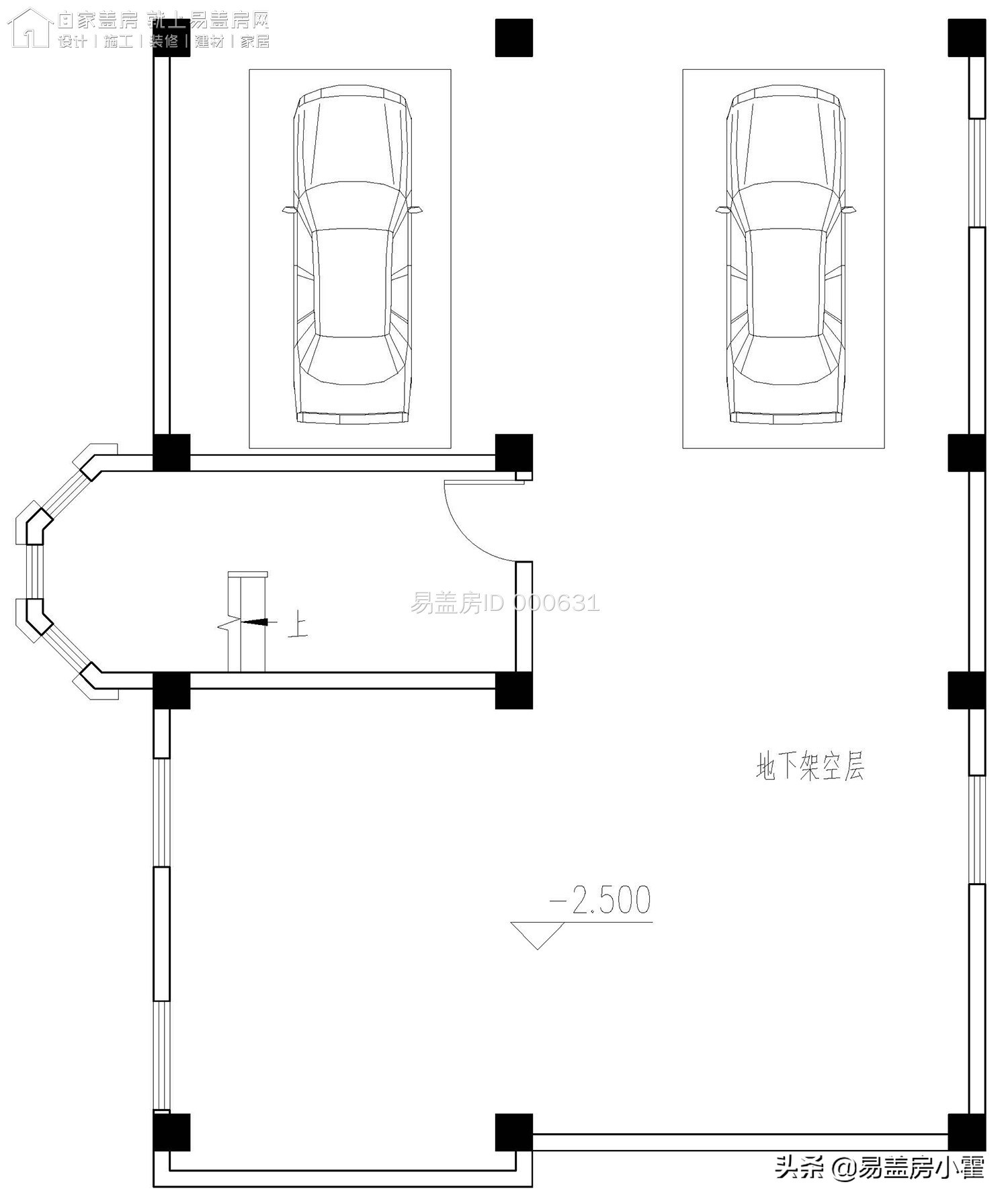 农村自建房2层欧式别墅设计,面宽10米欧式风格二层小别墅