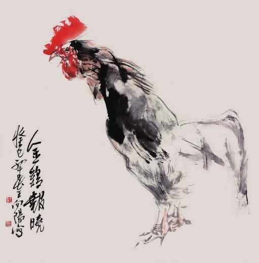写意画鸡的正确方法,写意鸡的基本方法