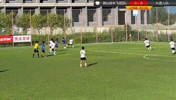 大连人2-0第39分钟林良铭射门,林良铭补时破门大连人