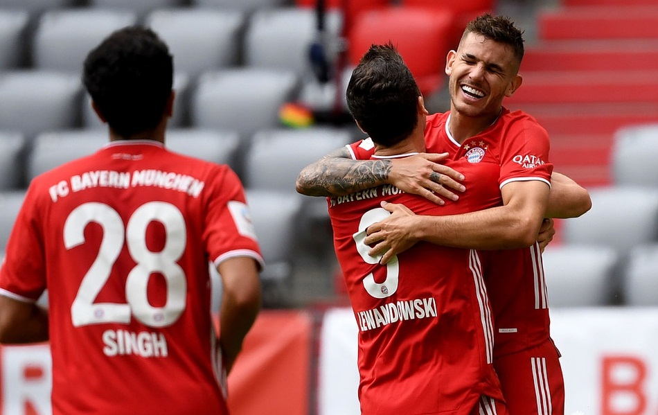 莱万哈兰德最后一次德甲对决,德甲拜仁25轮比赛视频