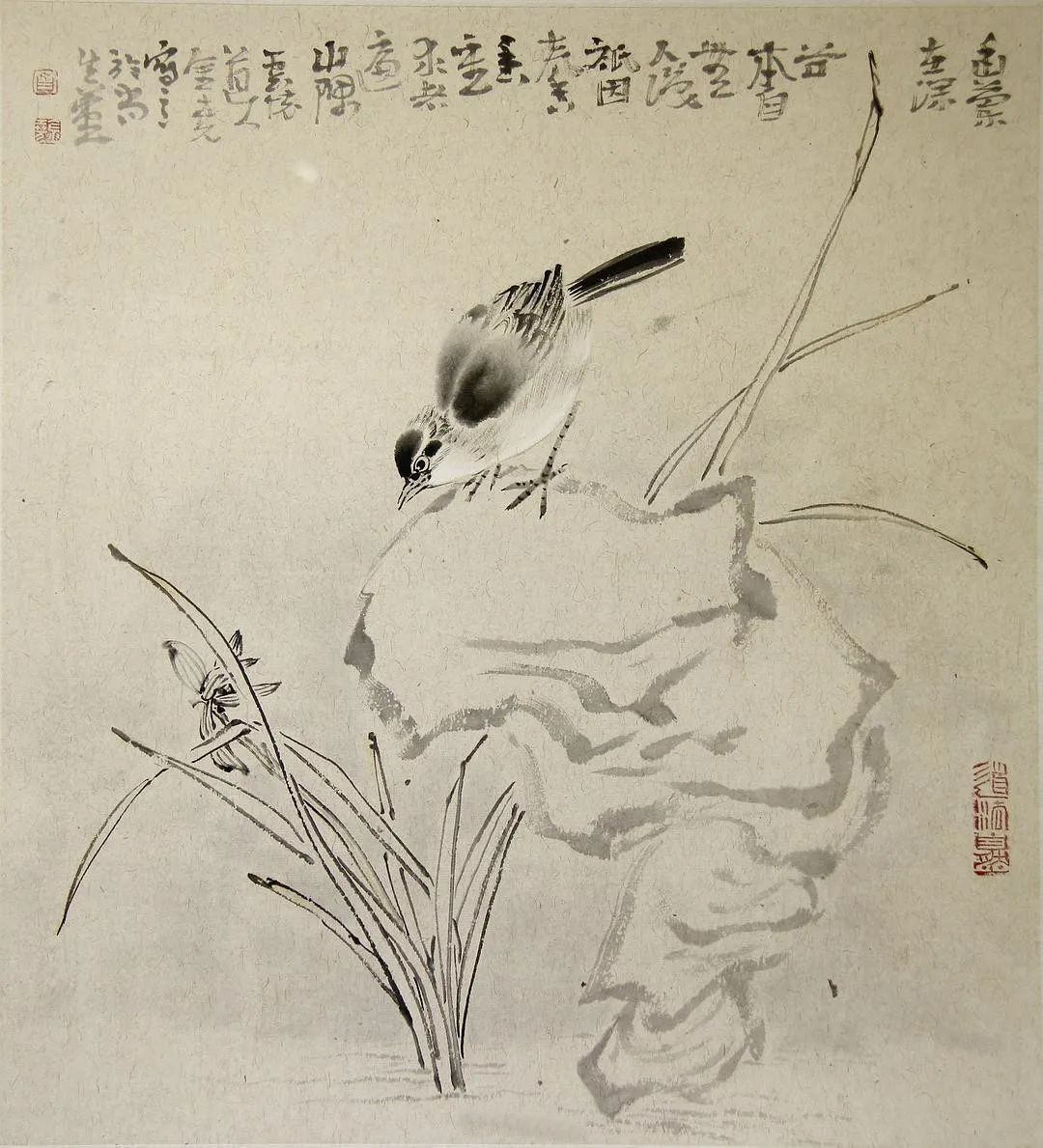 素朴的一花一草、精巧的一鸟一雀