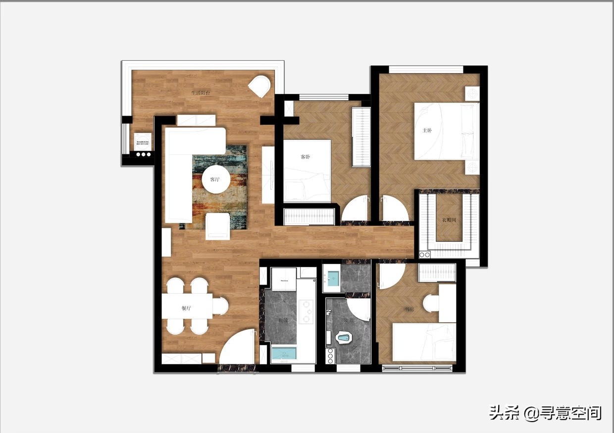 八方小区c区户型装修图,长沙八方小区装修效果图