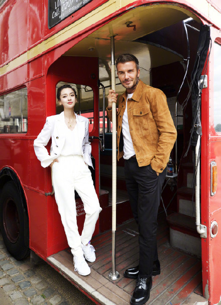 贝克汉姆晒与杨颖现身澳门,贝克汉姆和杨颖拍广告