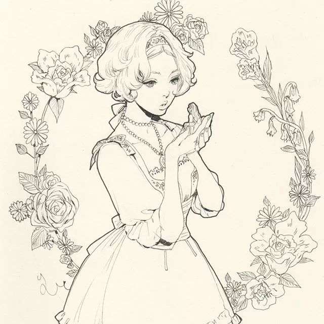 最难画最漂亮的公主,怎么画出优美的又好看的公主