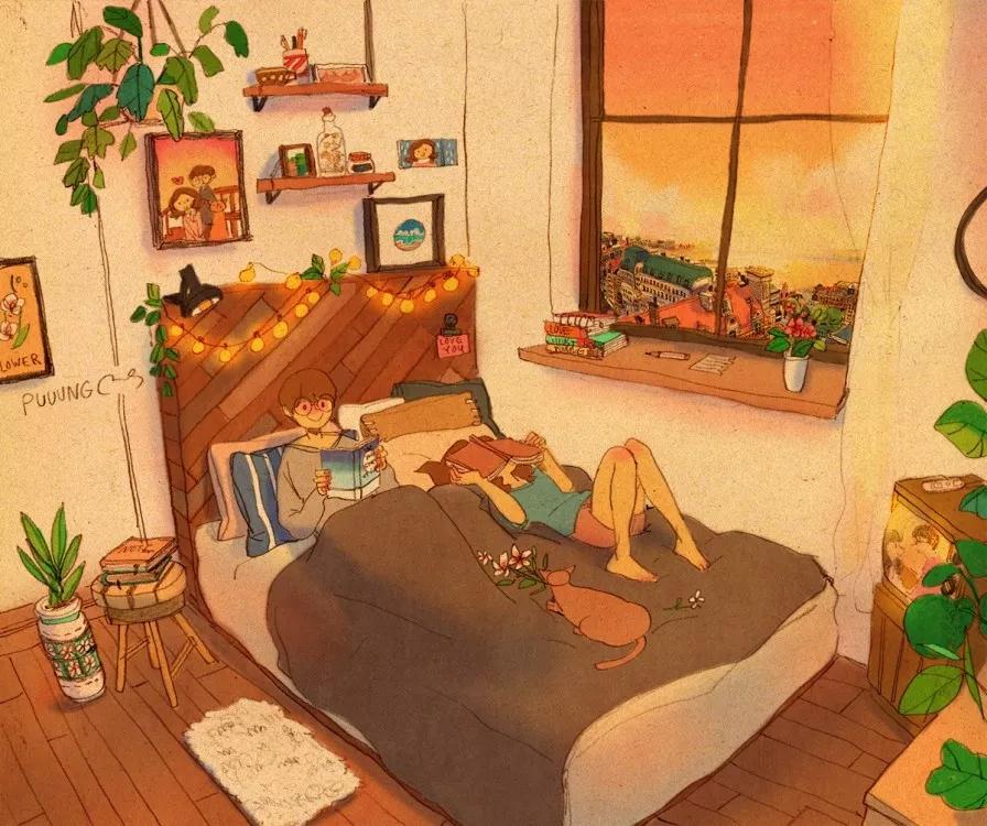 这些画也太甜了吧！！！看完只想谈！恋！爱