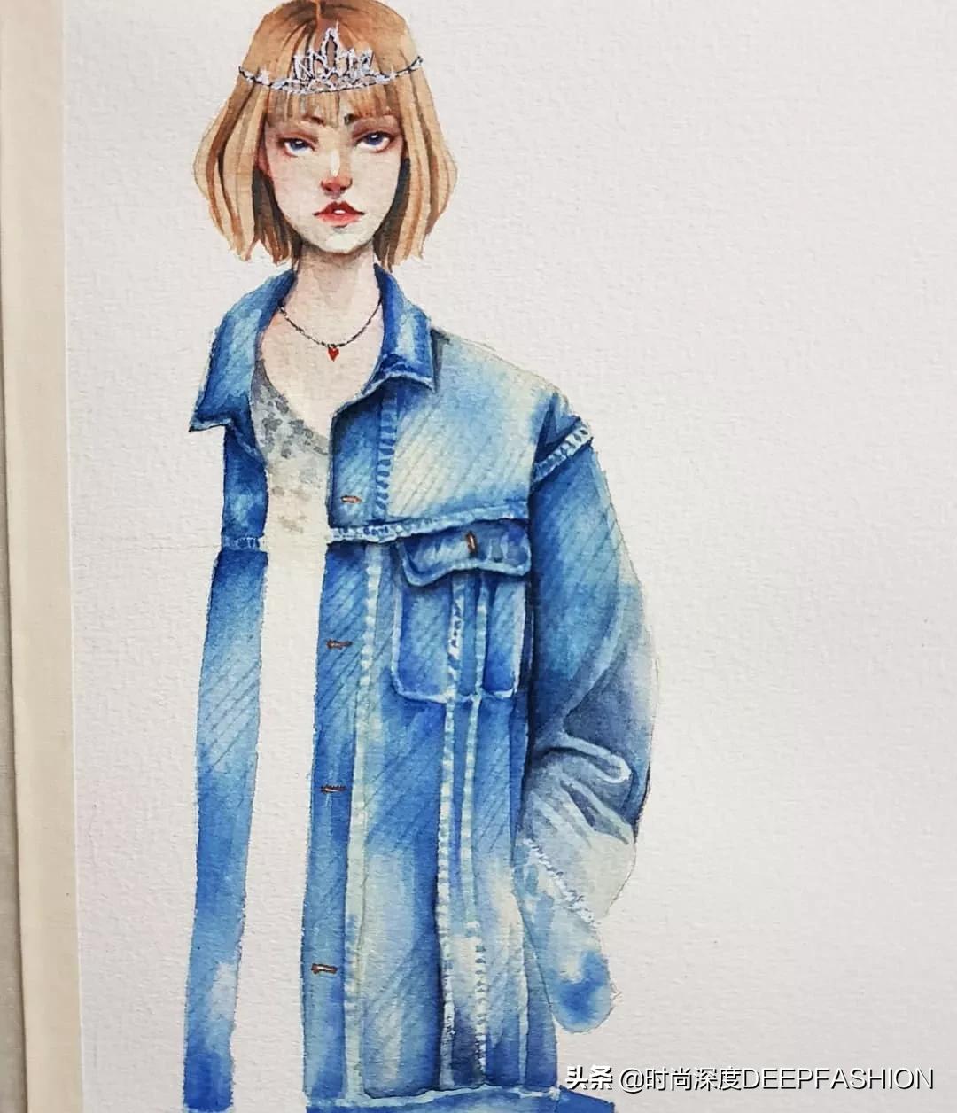 服装设计图三张,服装设计系列效果图