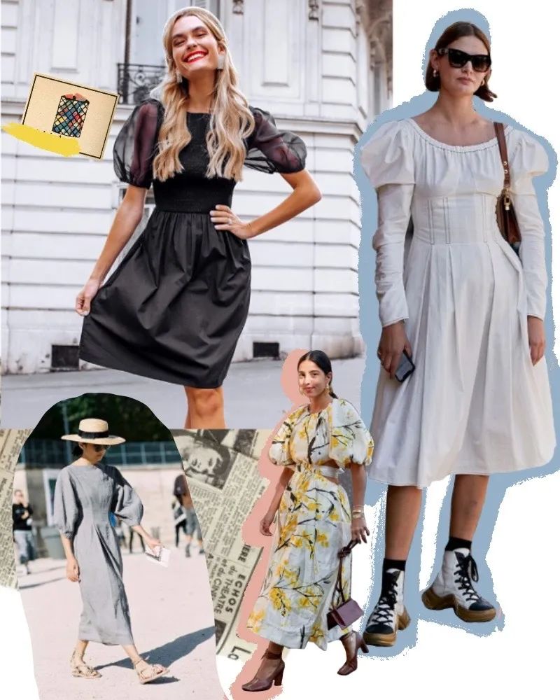 上衣显瘦百搭泡泡袖,洋气显瘦泡泡袖