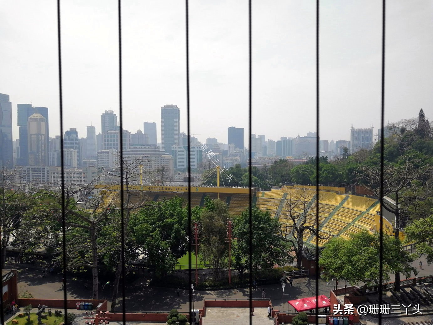 广州最高楼俯瞰广州,广州中轴线高楼