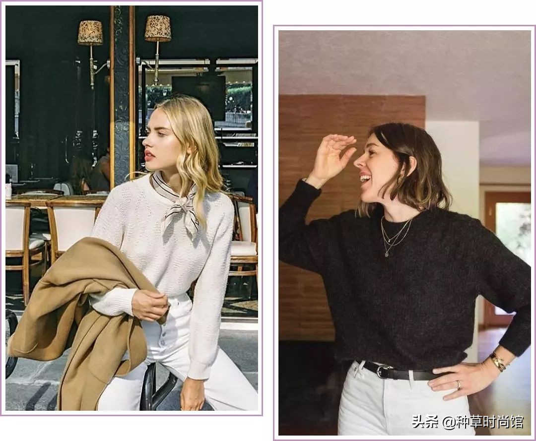 时髦针织衫穿搭,针织衫如何穿出时髦感