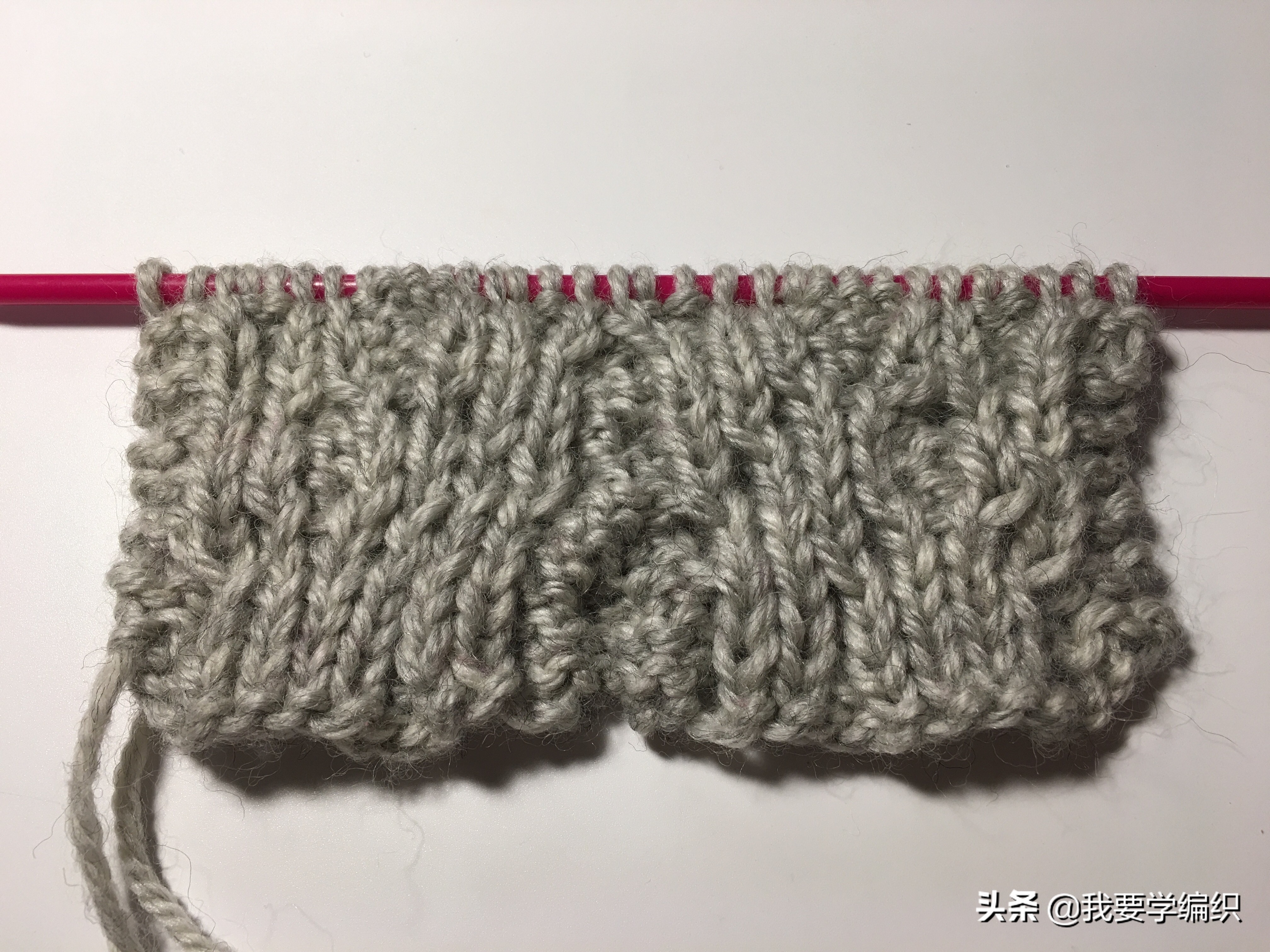 双扭麻花围巾教程,经典麻花围巾教程