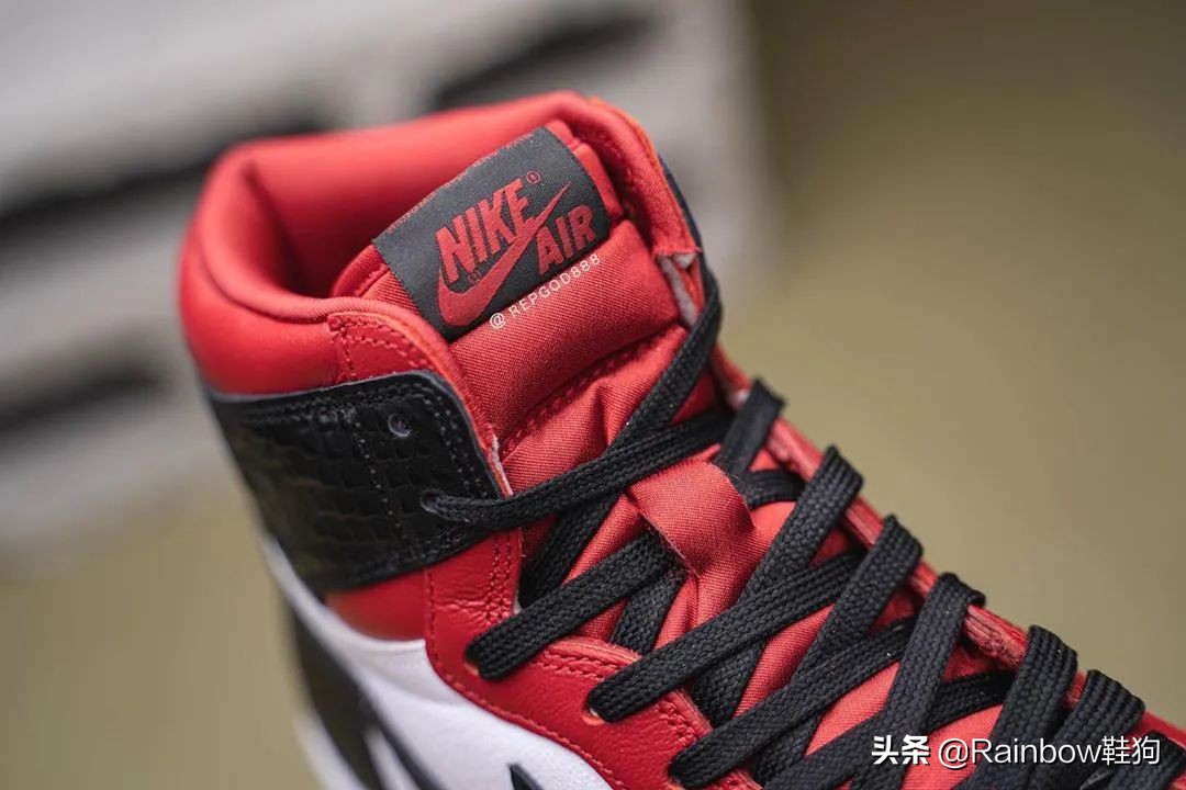 aj1芝加哥ow的鞋标真的容易断吗,aj1蛇纹芝加哥女款和男款包边