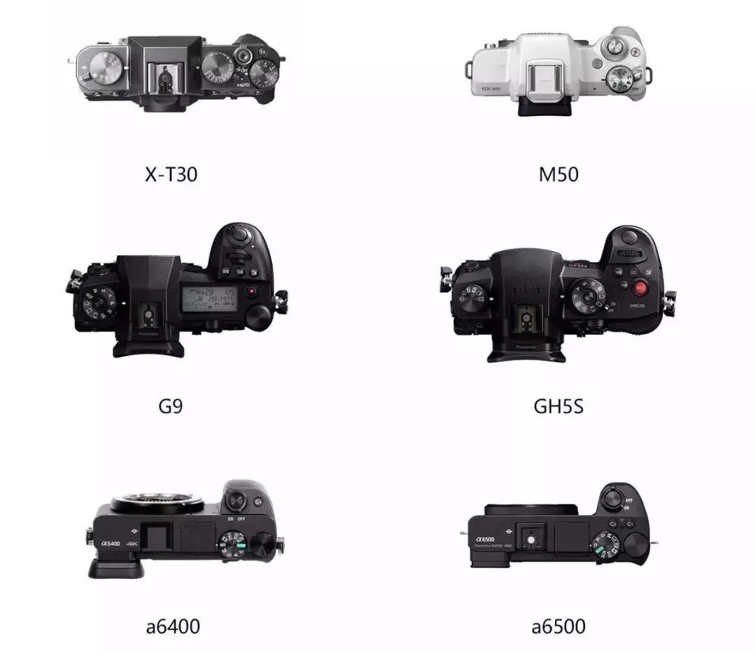 横评|索尼A6400、A6500、松下G9、GH5S、富士X-T30和佳能M50