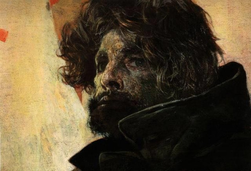 何多苓连环画雪雁,何多苓的经典创作雪雁