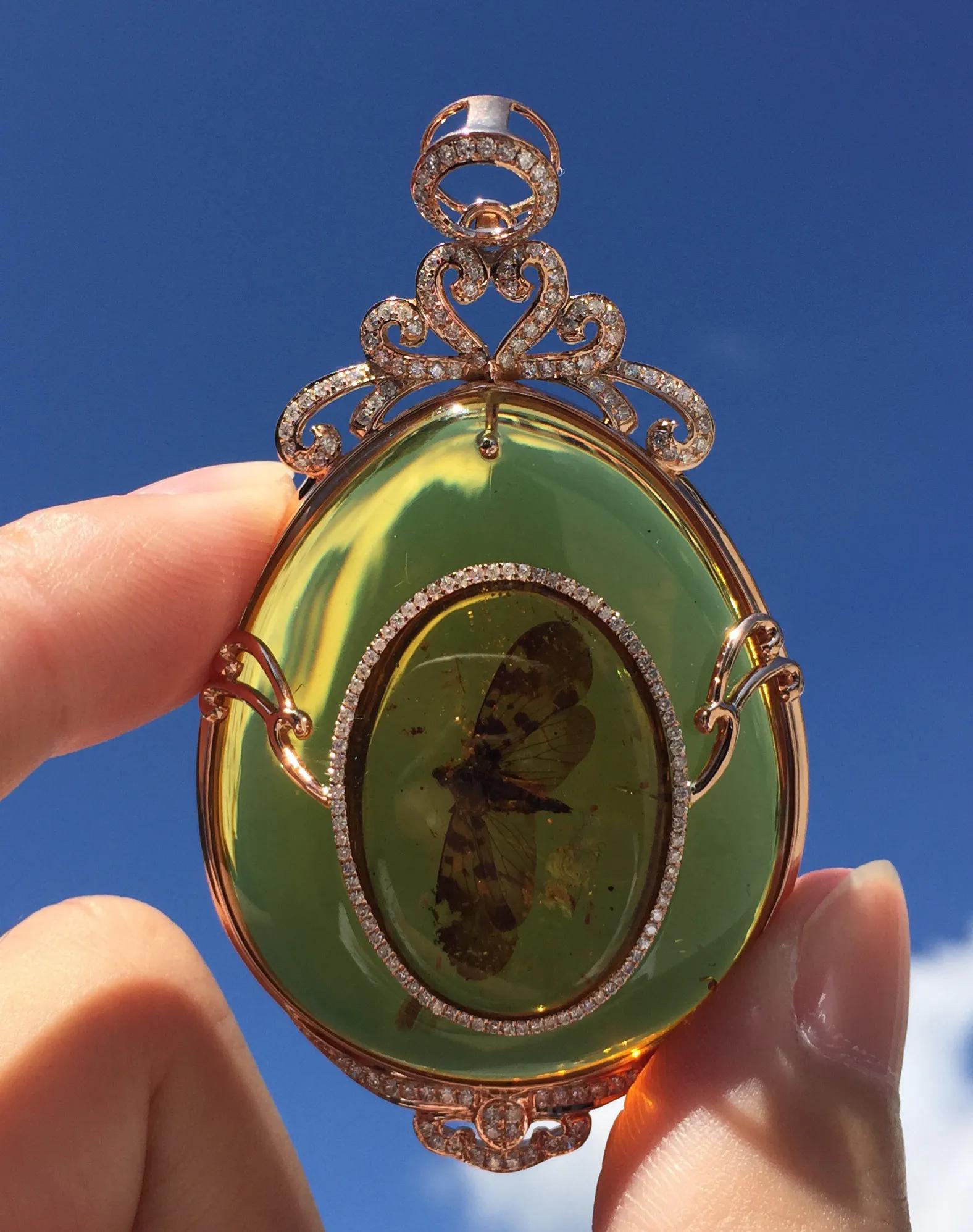 缅甸水胆琥珀收藏价值,缅甸琥珀根珀价格收藏价值