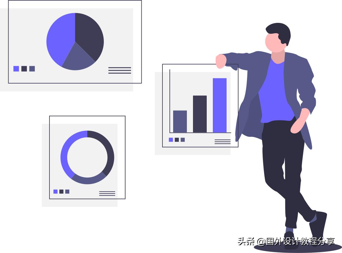 扁平矢量插画教程,矢量扁平插画怎么画