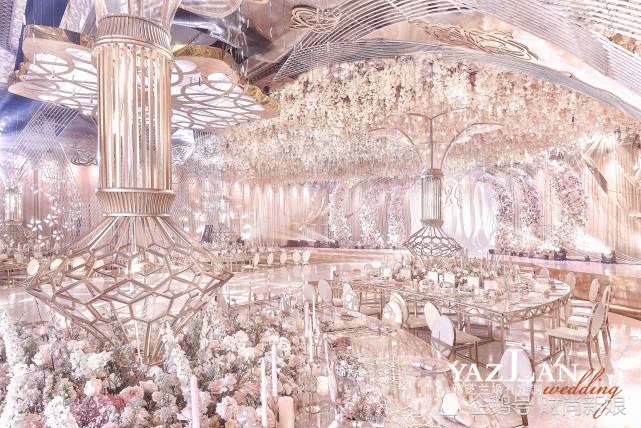 百万级婚礼现场中式,顶级西式婚礼教堂