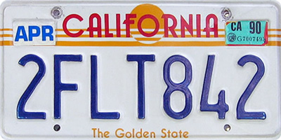 美国车牌为什么那么多图案,为什么有人取车牌