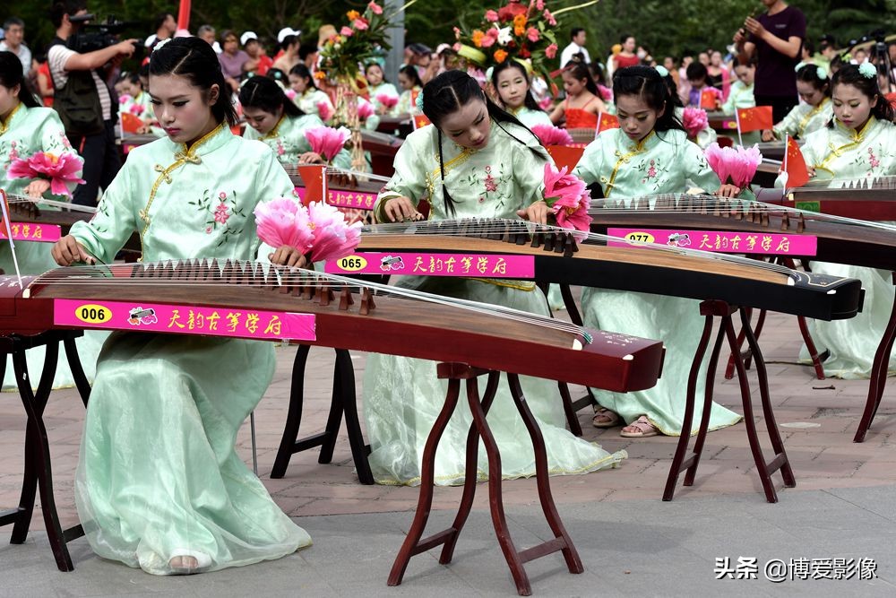 天韵古筝官网旗舰店直播,中国古筝公益讲座