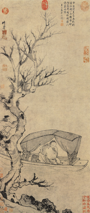 用铅笔画五元山水画,五元山水画