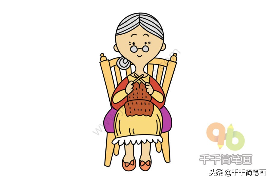 家庭成员5人简笔画,家庭成员简笔画3代人