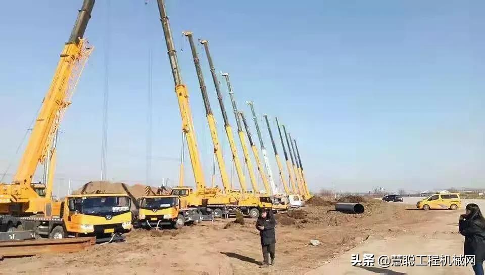 徐工1800吨吊车工地全过程,徐工12000吨巨无霸吊车